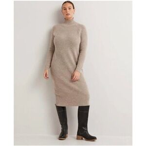 Boden Women’s Wool-Blend Tan Sweater Dress - Size US 6/UK10